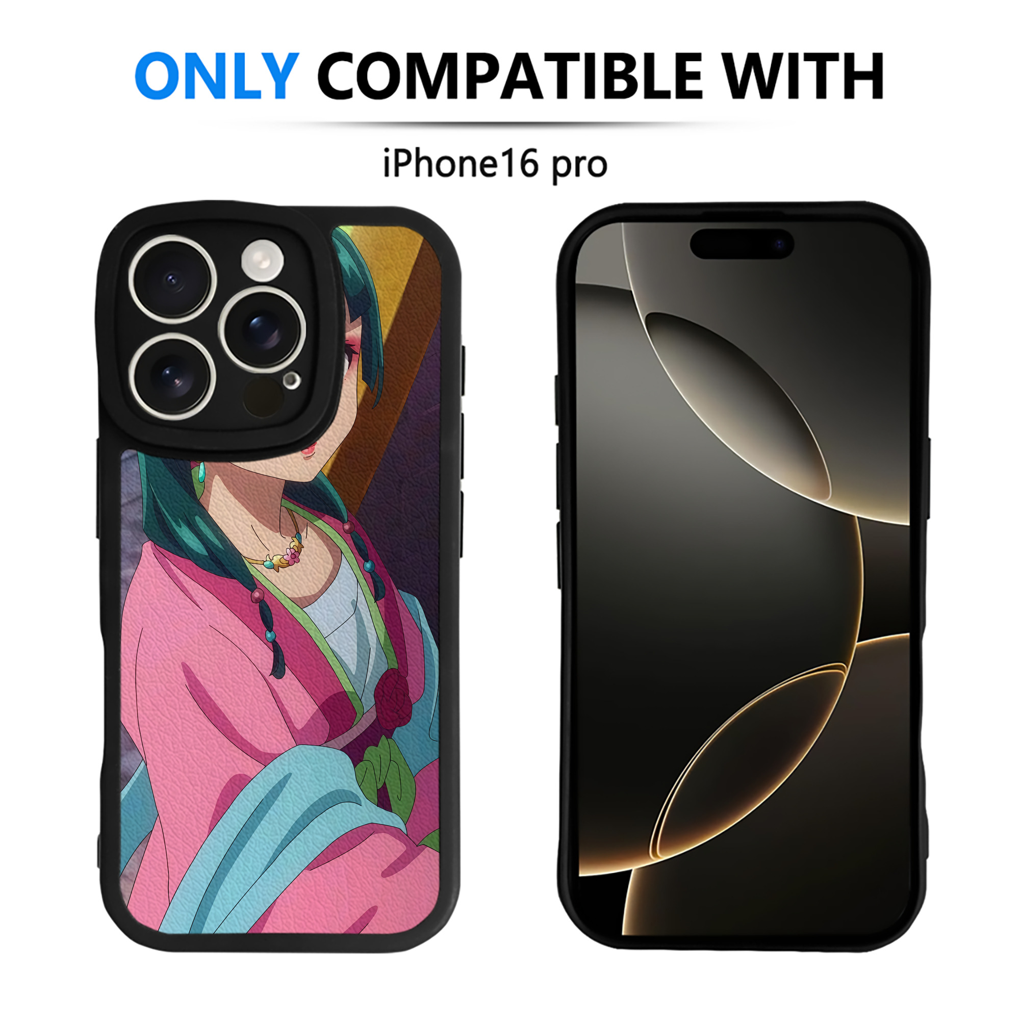 薬屋のひとりごと The Apothecary Diaries 【iPhone 16シリーズ対応】シリコンスマホケース（レザー調） 材質：シリコン